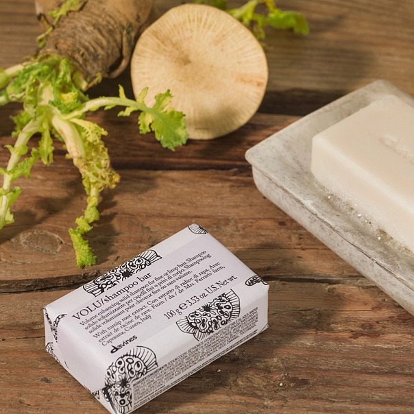 Davines Essential Haircare Volu Shampoo Bar – tuhý šampon pro jemné vlasy 100 g