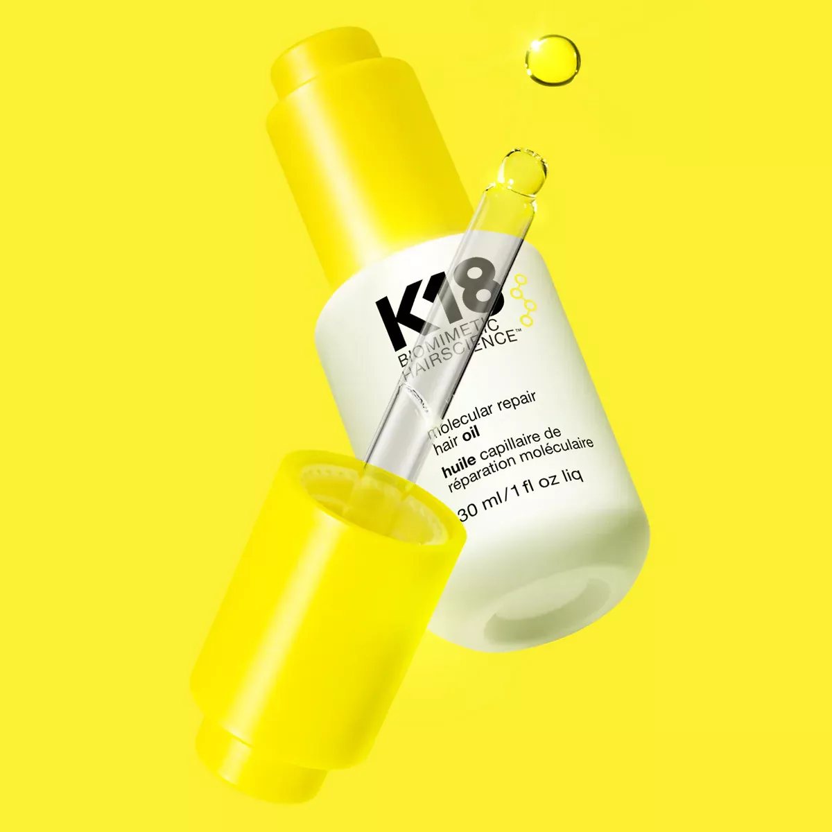 K18 Hair Molecular Repair Hair Oil - suchý olej proti krepatění vlasů 30 ml