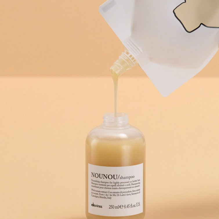 Davines Essential Nounou - šampon pro suché a poškozené vlasy