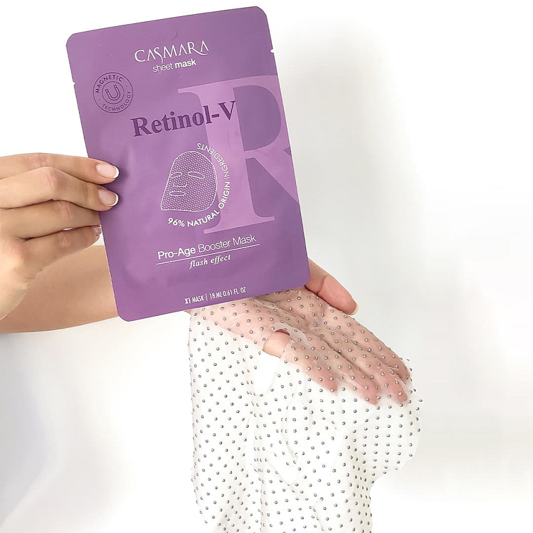 Casmara Sheet Mask Pro-Age Booster Mask - posilující pleťová maska proti stárnutí 1x18 ml