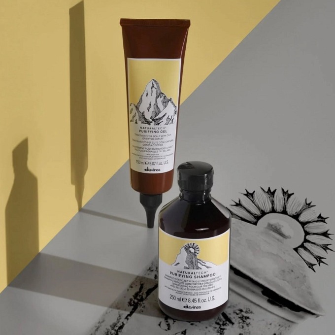 Davines Naturaltech Purifying Gel Treatment - čisticí gelové sérum proti lupům 150 ml