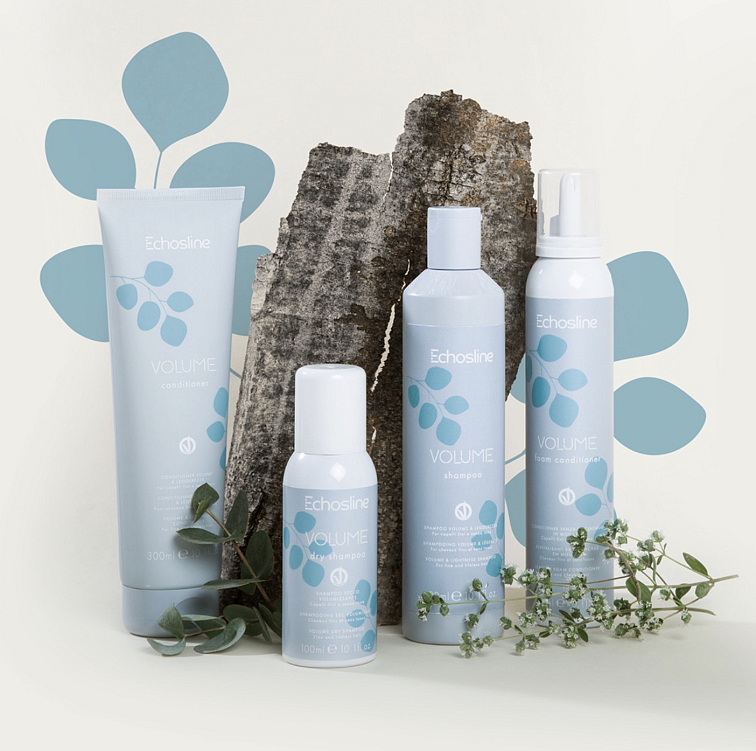 Echosline Volume Foam Conditioner - bezoplachový pěnový kondicionér pro objem vlasů 200 ml