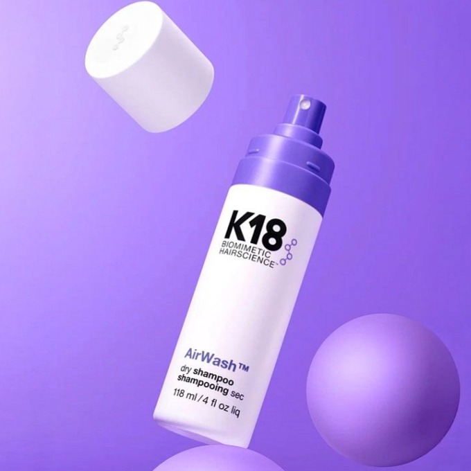 K18 AirWash Dry Shampoo - suchý šampon bez aerosolu 118 ml