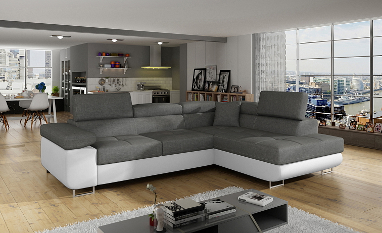 Rohová sedací souprava Anton - Sawana 21/ Soft 17
