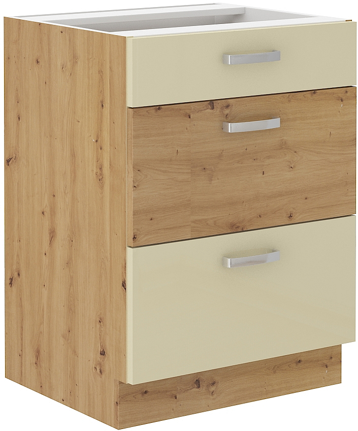 Spodní skříňka Artisan 60 D 3S BB - Premium Box