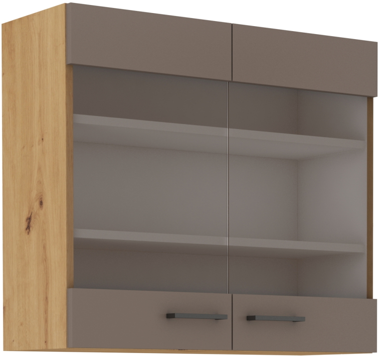 Horní prosklená skříňka Bolonia 80 GS-72 2F