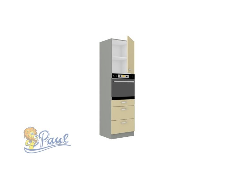 Vysoká skříňka pro vestavnou troubu 60 DPS-210 3S 1F - Premium Box