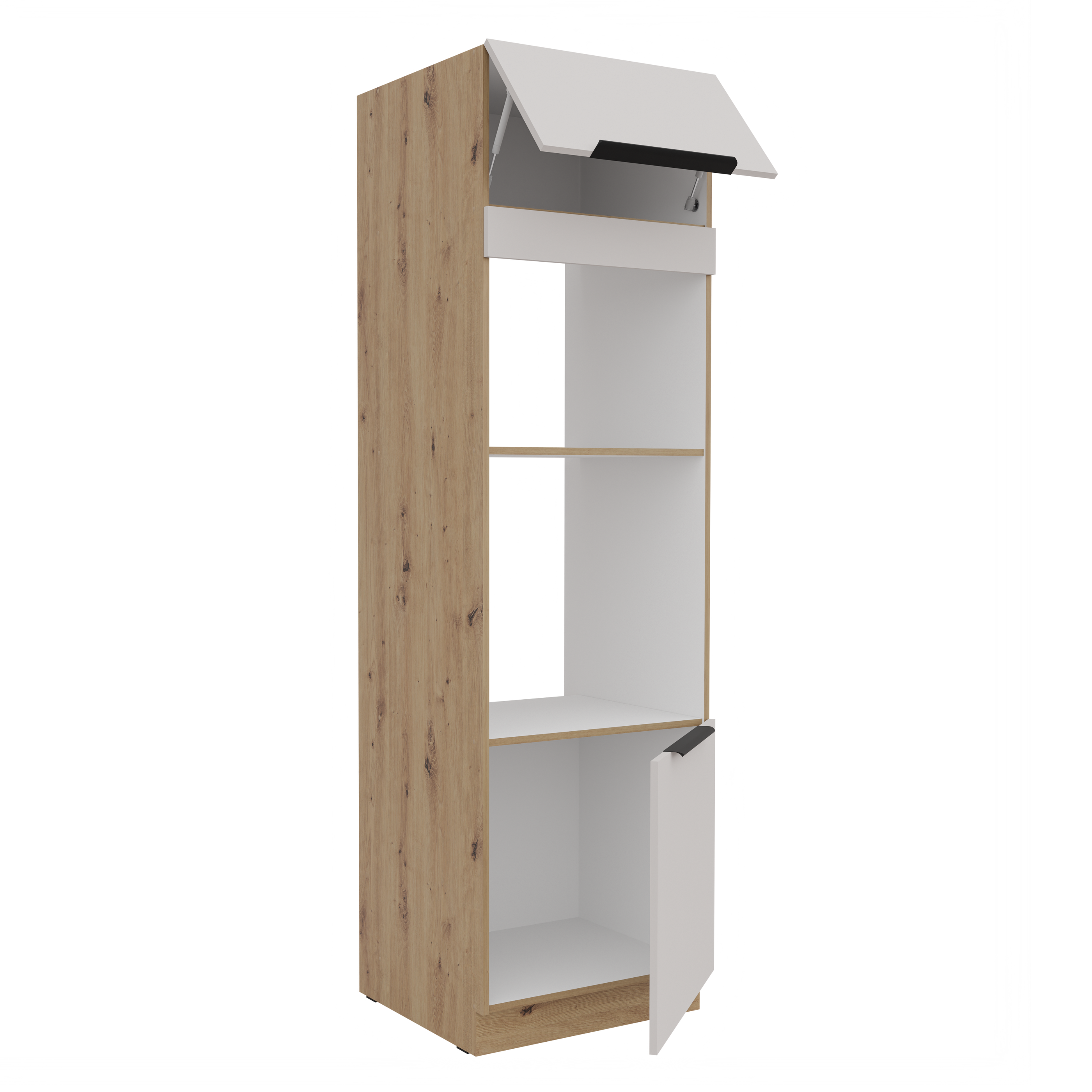 Vysoká skříňka pro vestavnou a mikrovlnou troubu Solea 60 DPM-210 2F