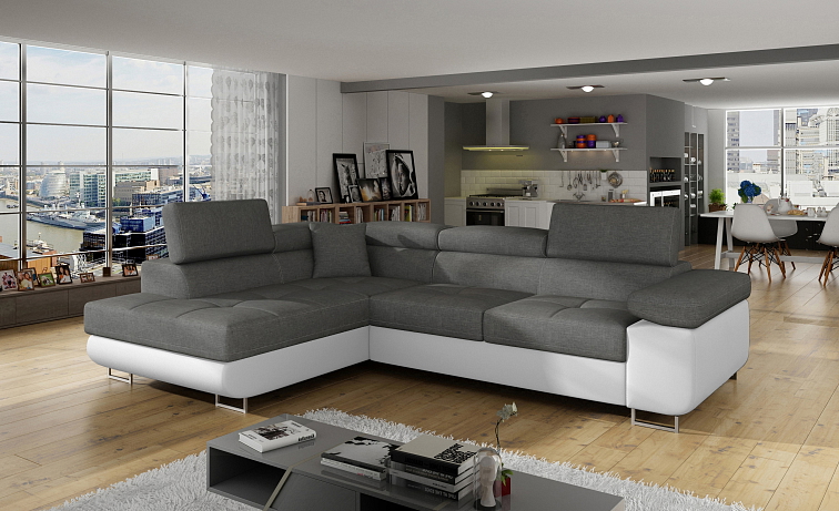 Rohová sedací souprava Anton - Sawana 21/ Soft 17