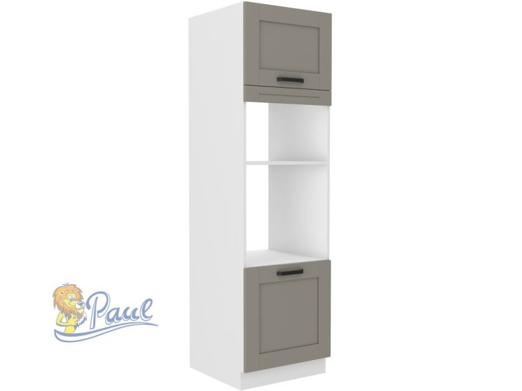 Vysoká skříňka pro vestavnou a mikrovlnou troubu Luna 60 DPM-210 2F