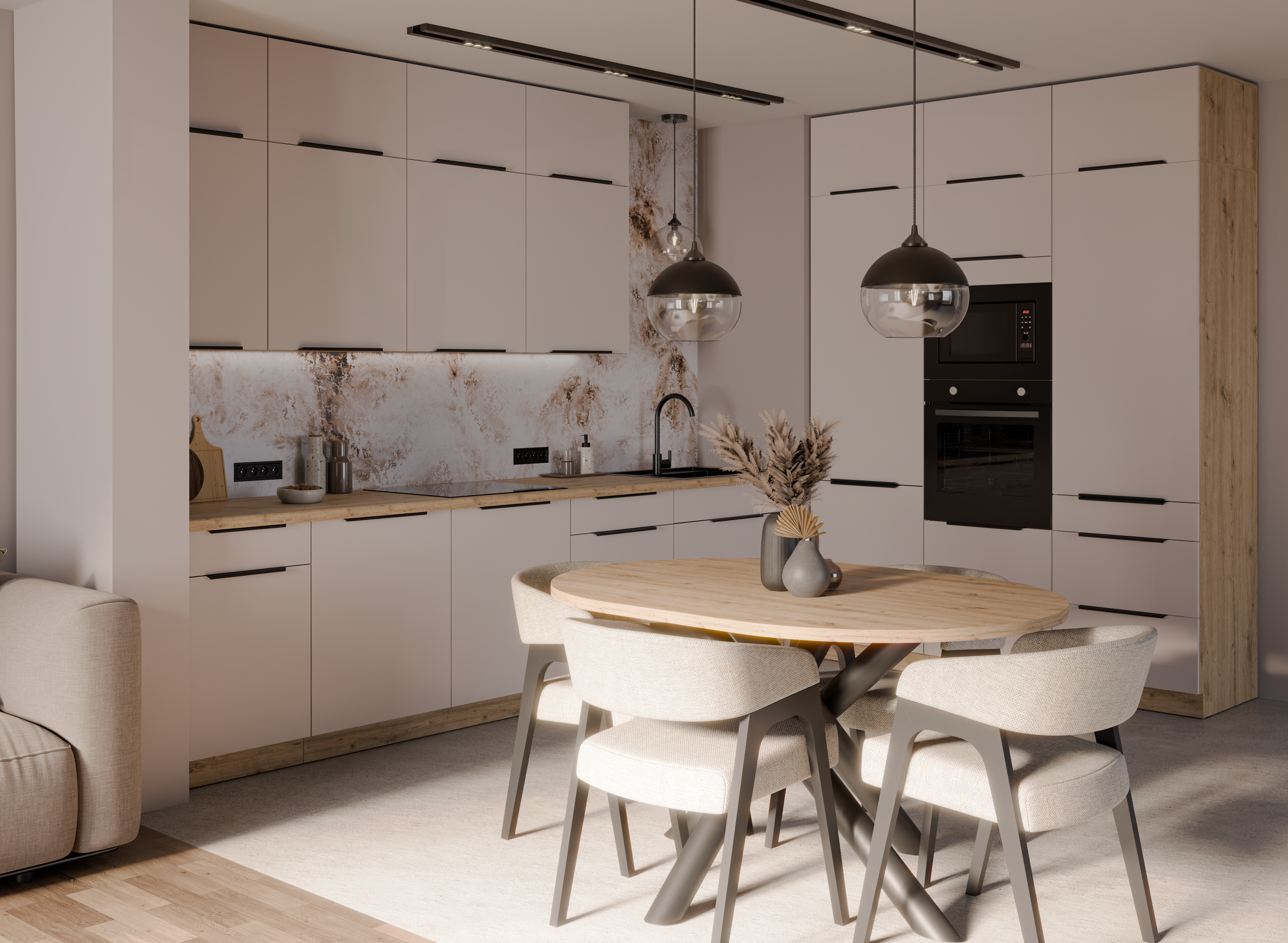 Kuchyňská linka 310x180 cm Solea 3