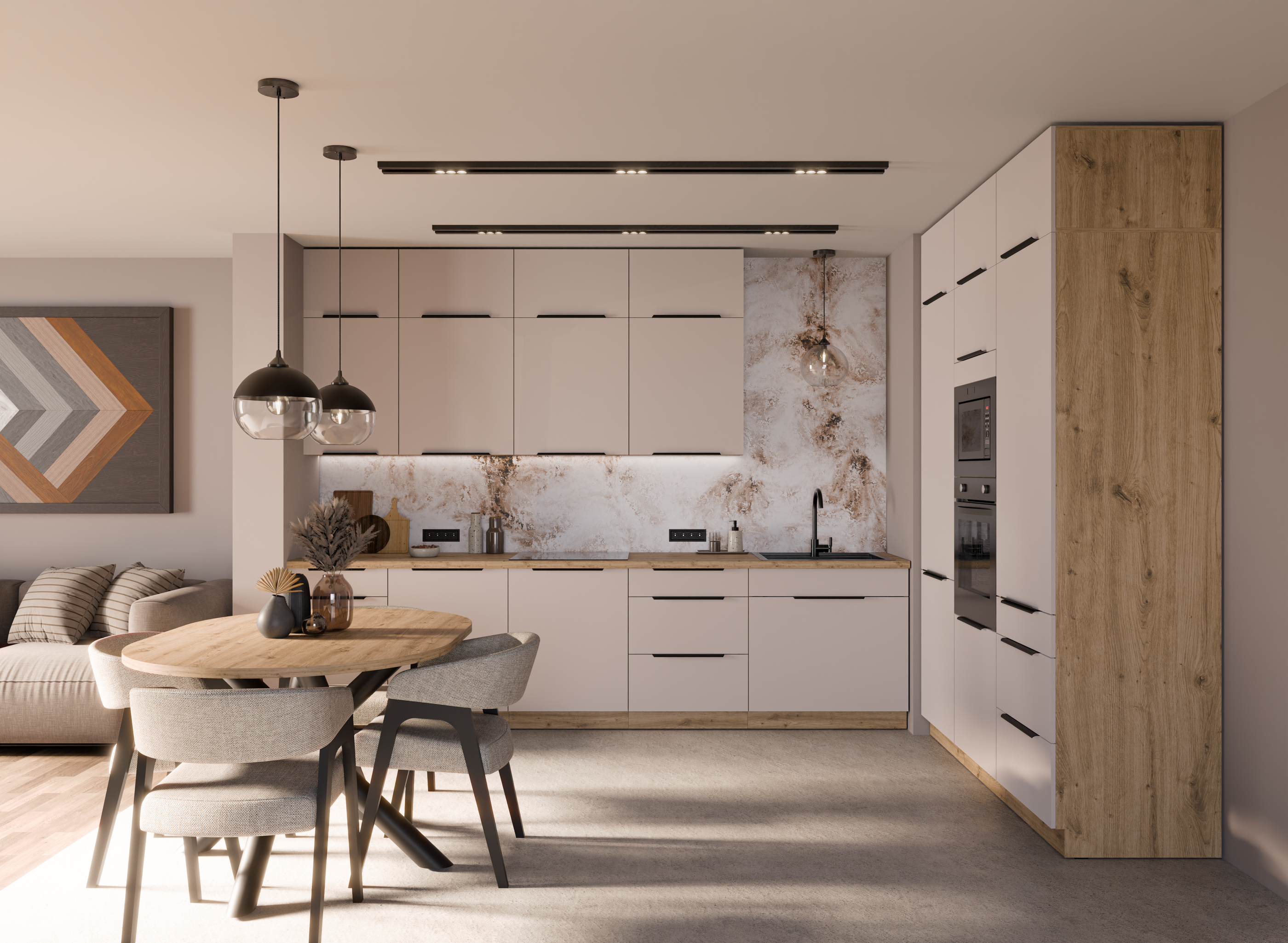 Kuchyňská linka 310x180 cm Solea 3