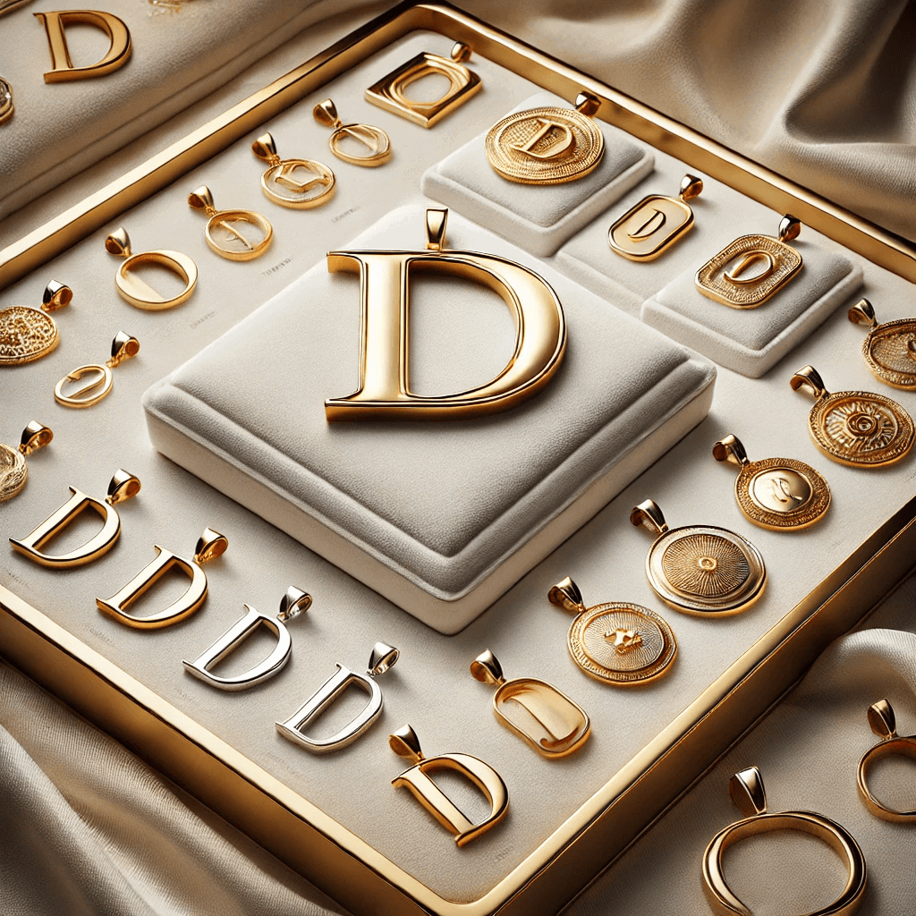 Prívesok v tvare písmena D