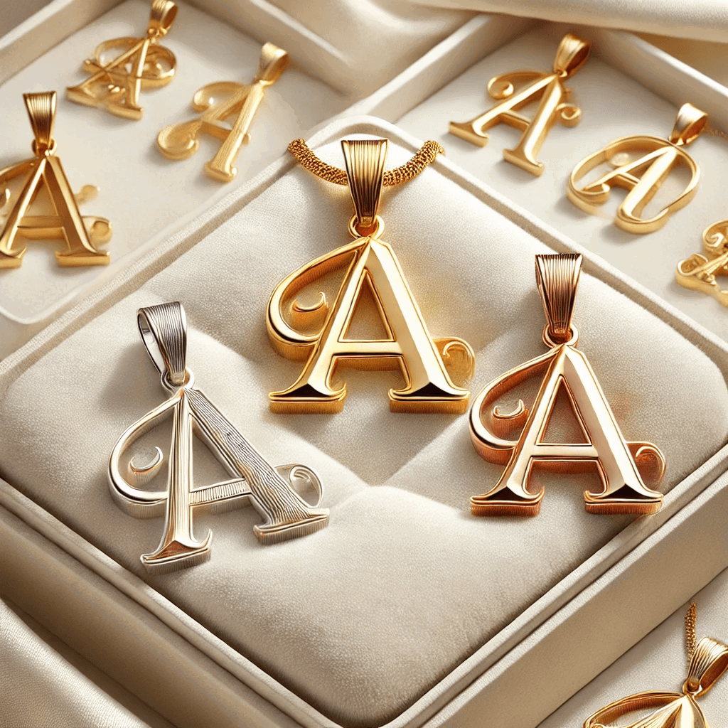 Prívesok v tvare písmena A