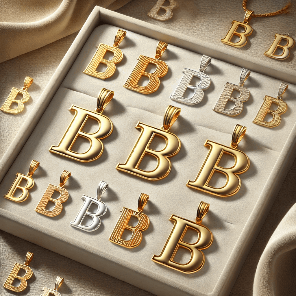 Prívesok v tvare písmena B