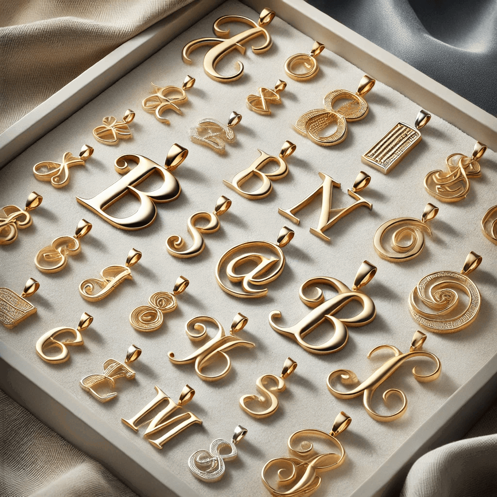 Prívesok v tvare písmena