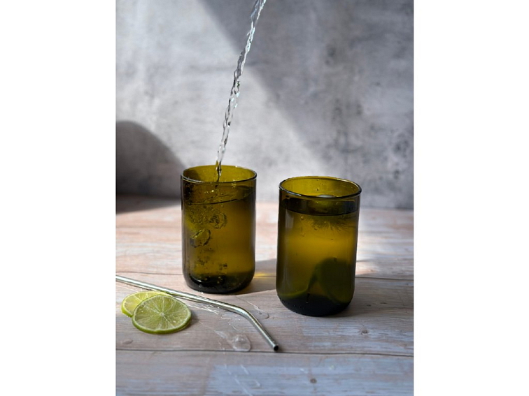 SKLENICE ZELENÁ 2 ks