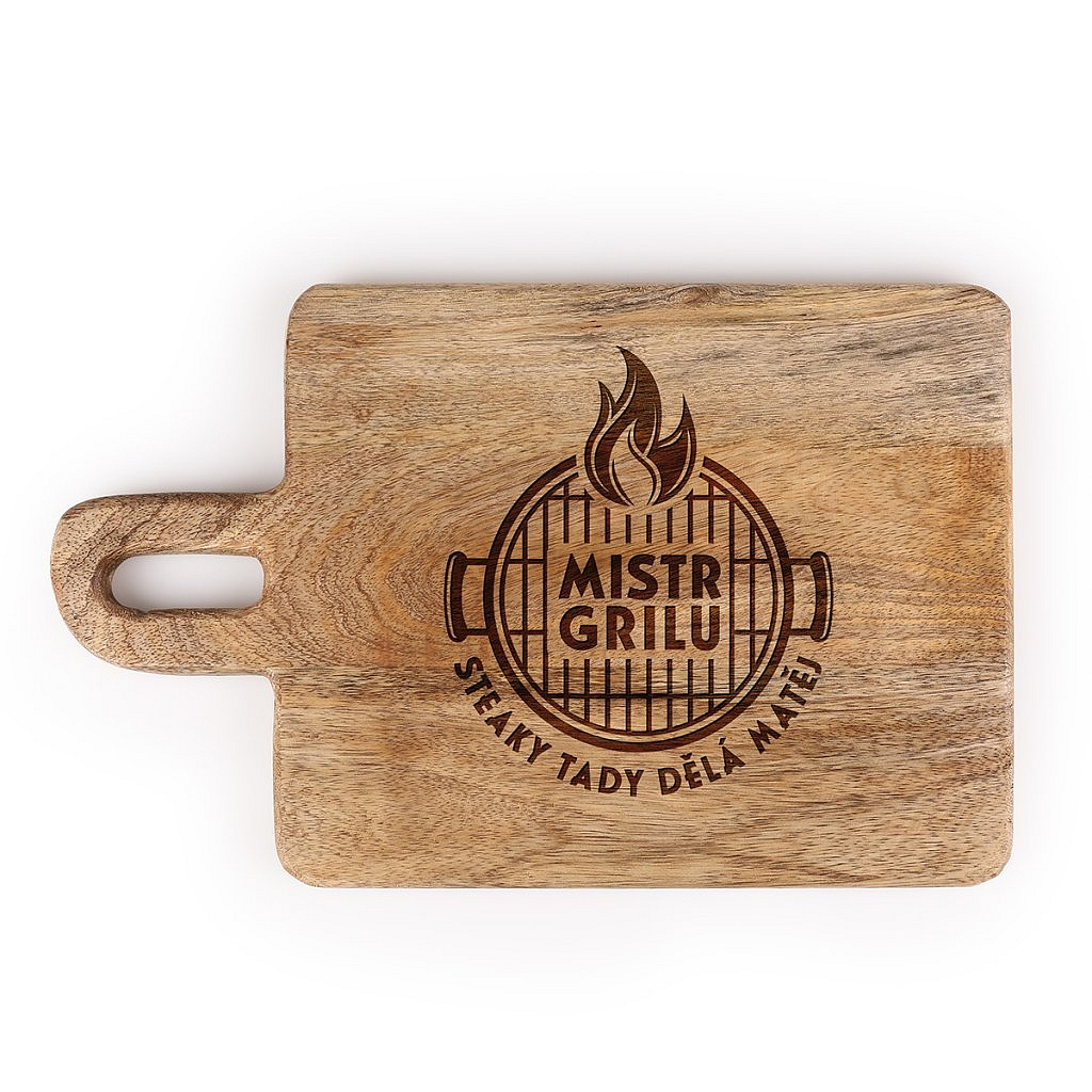 Velké servírovací prkénko Mango Wood - s vlastním motivem