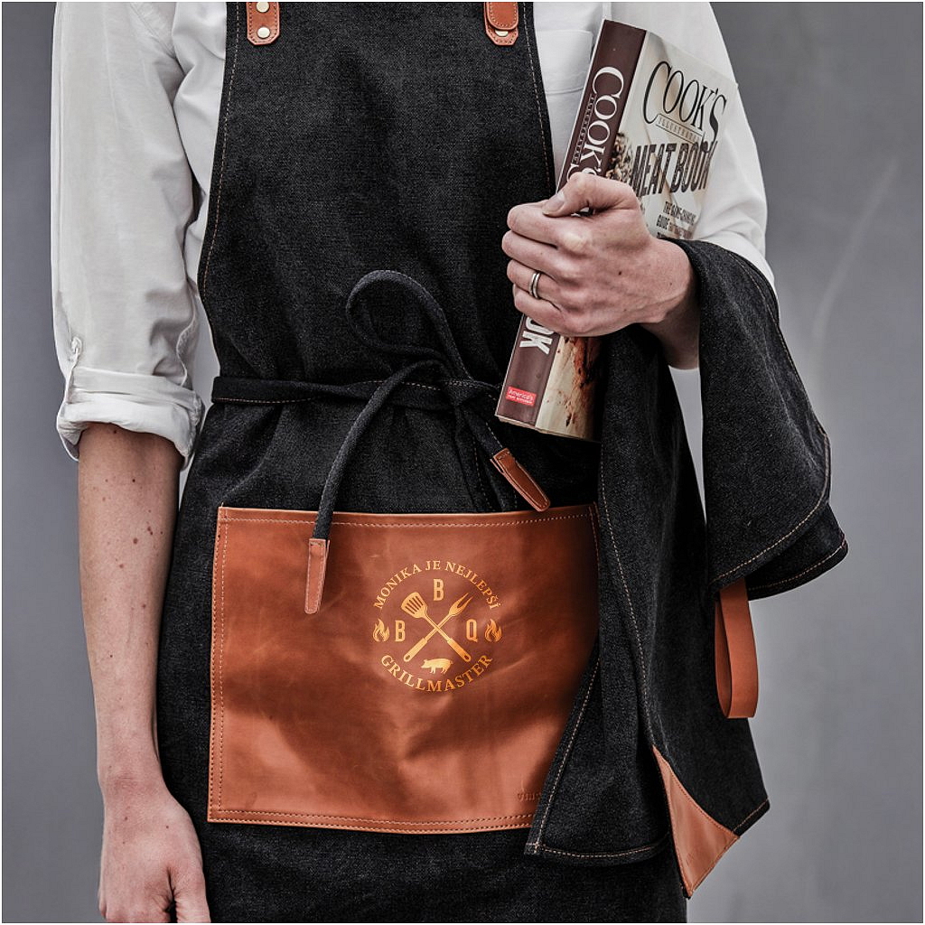 Plátěná zástěra s vaším motivem na kapse