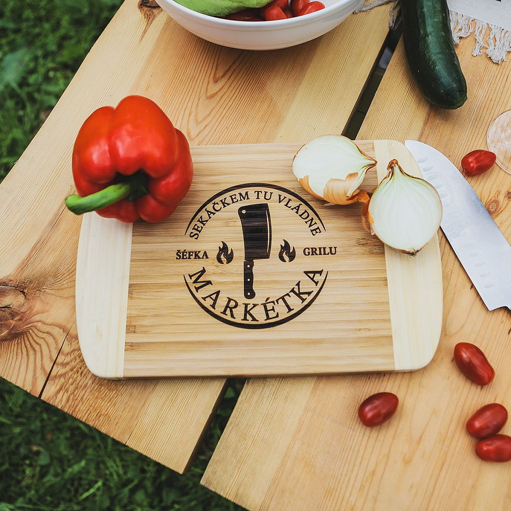 Krájecí bambusové prkénko - s vlastním motivem