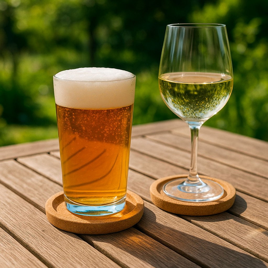 Korkové podtácky s vlastním motivem 2 kusy