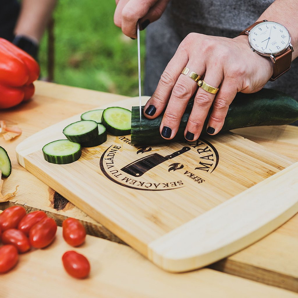 Krájecí bambusové prkénko - s vlastním motivem