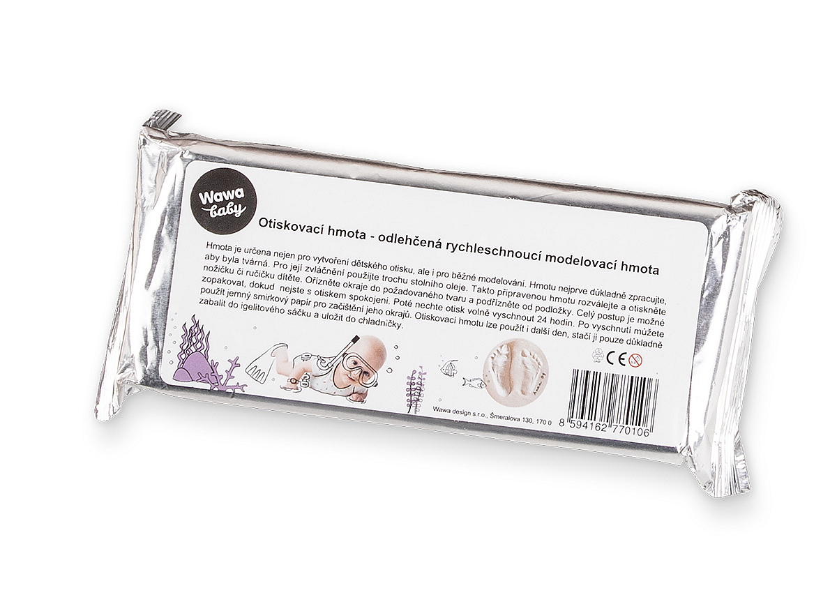 Otiskni své vzpomínky do hmoty – Sada s otiskovací hmotou a gravírovanou fotografií