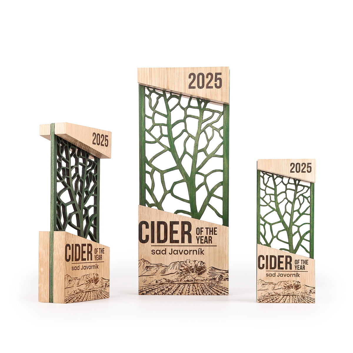 Trofej / plaketa HOORAY PREMIUM - Jantar