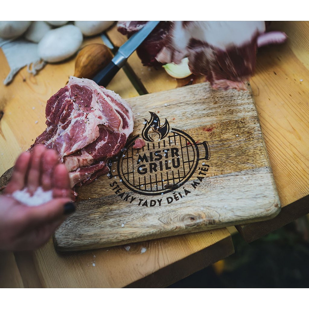 Velké servírovací prkénko Mango Wood - s vlastním motivem