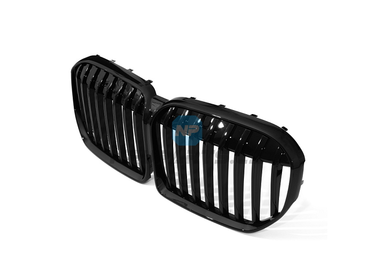 Ledvinky - mřížky na BMW 7 - G11/G12 - LCI - černý lesk