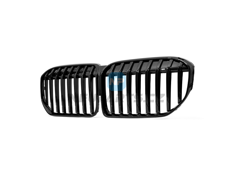 Ledvinky - mřížky na BMW 7 - G11/G12 - LCI - černý lesk