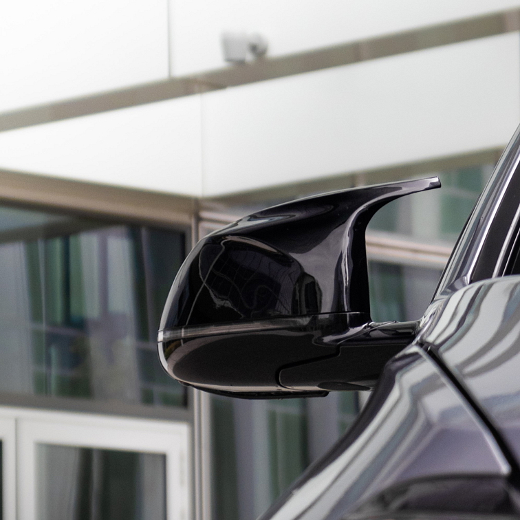 Kryty zrcátek BMW X3/X4 - G01/G02 - ČERNÝ LESK
