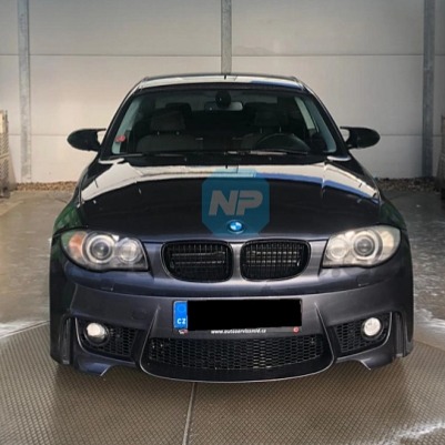Kryty zrcátek BMW 1 - E81/E82/E87 - před faceliftem - černý lesk