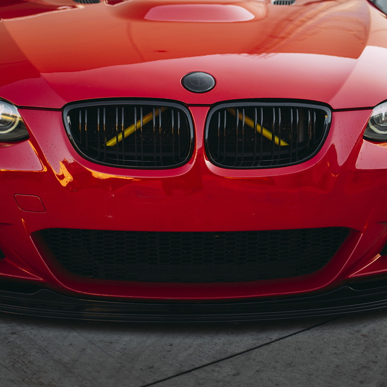 Lipo - pod nárazník BMW 3 - E92/E93 - předface- ČERNÝ LESK