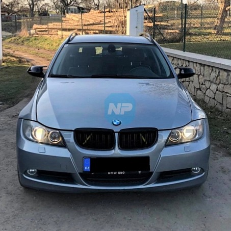 Kryty zrcátek BMW 3 - E90/E91 - před faceliftem - černý lesk