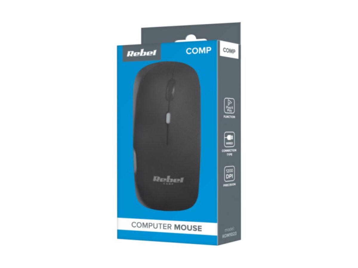 Myš Rebel WDM210 čierna