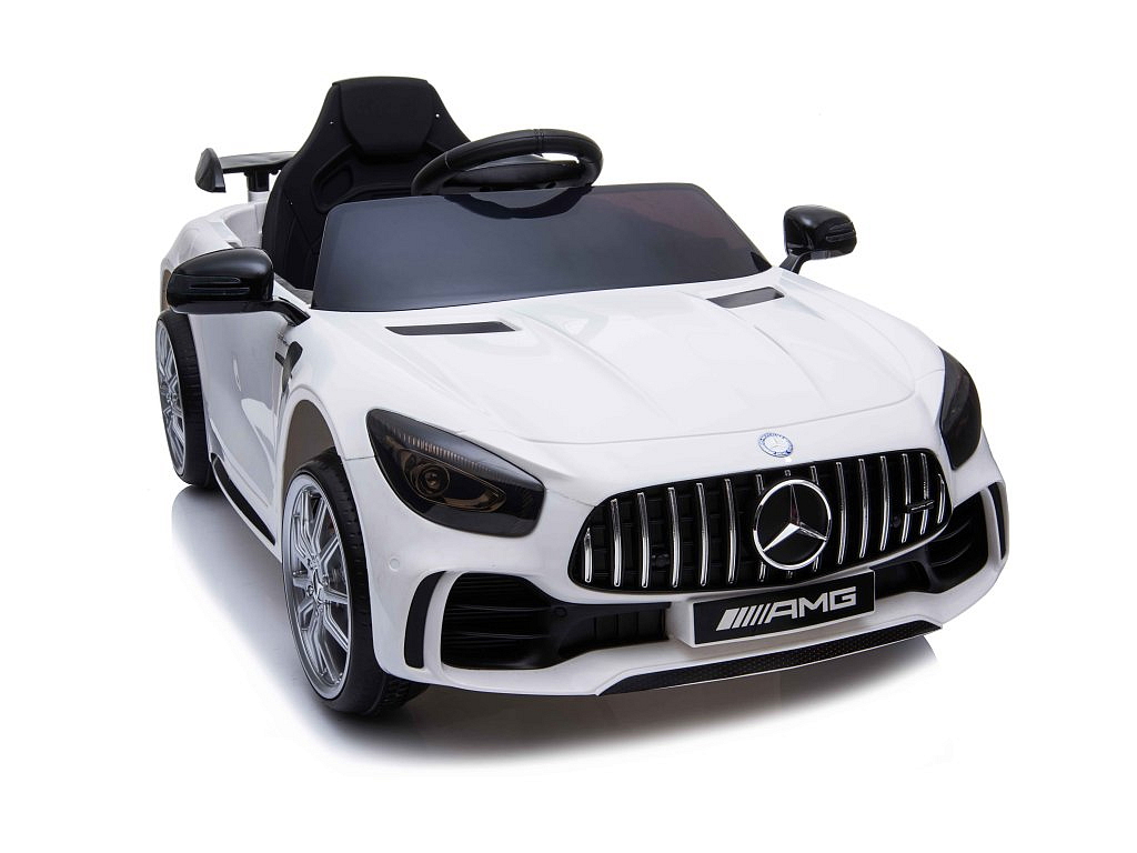 Elektrické autíčko Mercedes AMG GTR Biele