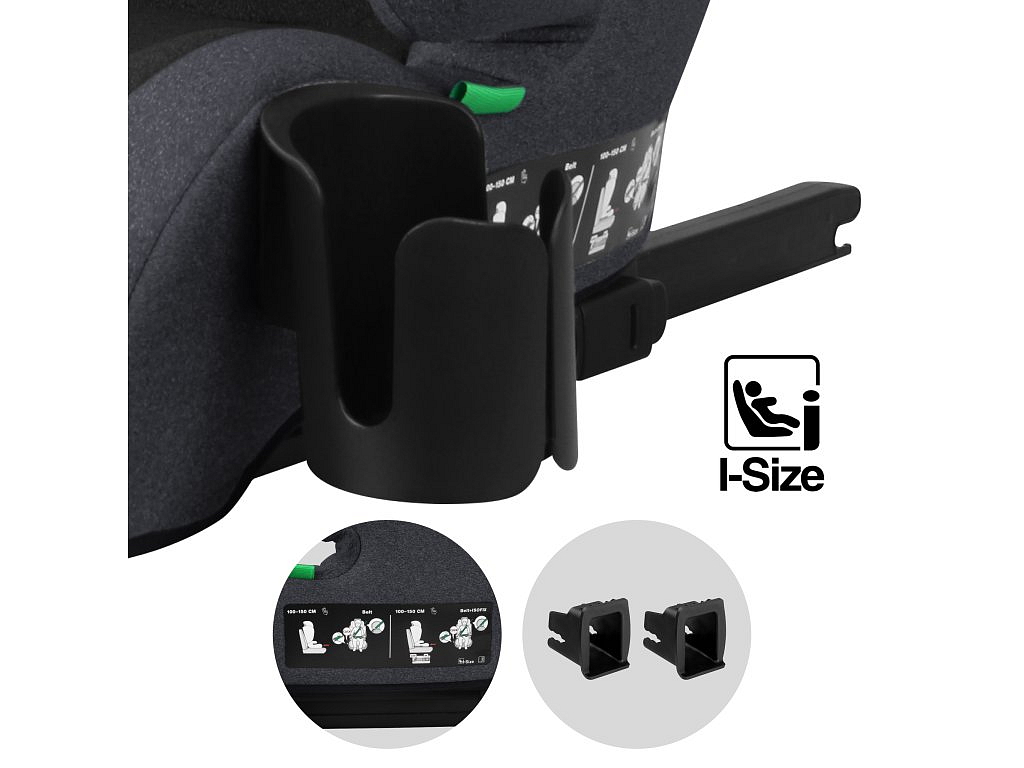 Autosedačka Tulano Joy 35 Black - Grey ISOFIX 100-150cm I-Size