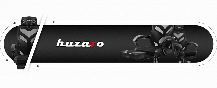 Scaun gaming HUZARO COMBAT 5.0 BLACK