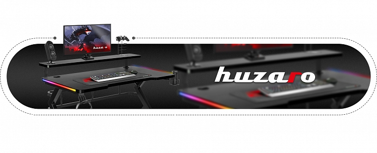 Herný stôl HUZARO HERO 5.0 RGB