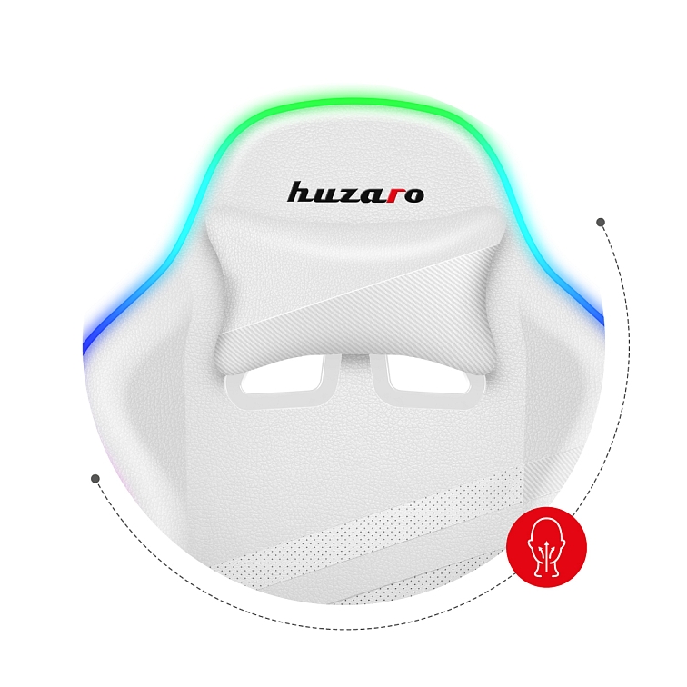 Huzaro Force 4.4 RGB fehér játékszék