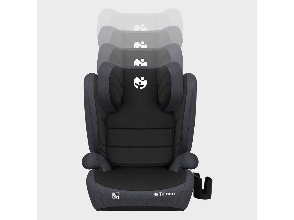 Autosedačka Tulano Joy 35 Black - Grey ISOFIX 100-150cm I-Size