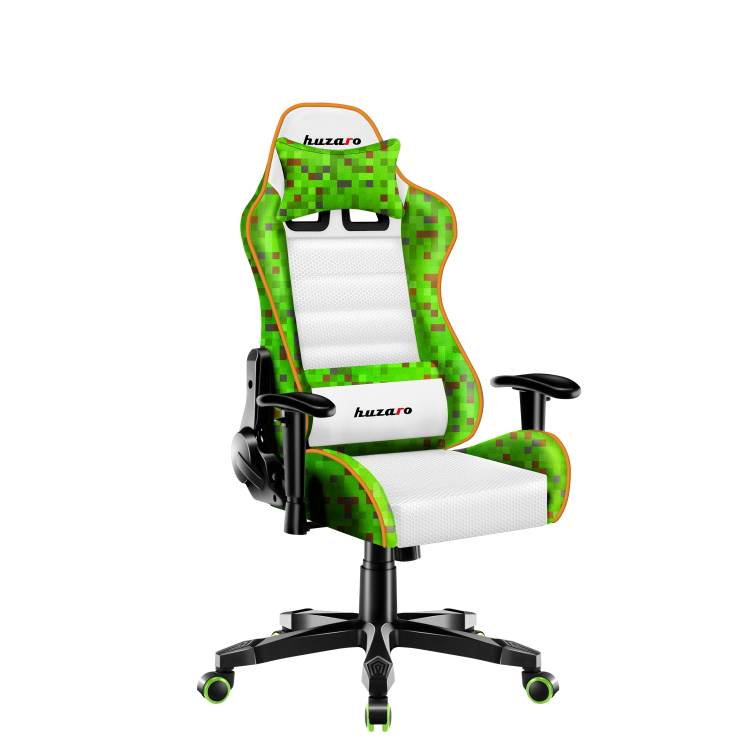 Detská herná stolička HUZARO RANGER 6.0 PIXEL MESH WHITE