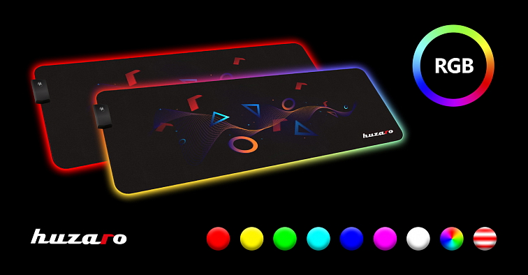 Pad de gaming Huzaro RGB Design