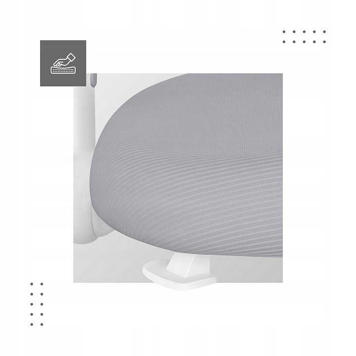 Detská stolička Mark Adler JUNIOR 5.0 Sivá