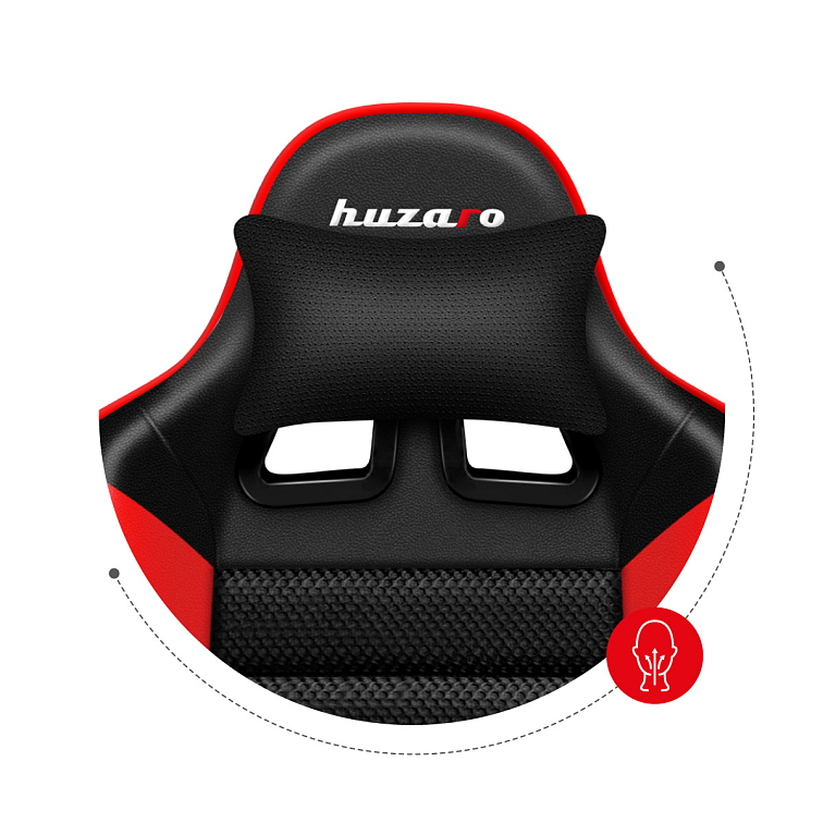 Herní křeslo HUZARO FORCE 6.0 RED