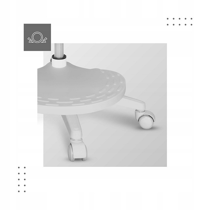 Detská stolička Mark Adler JUNIOR 5.0 Sivá