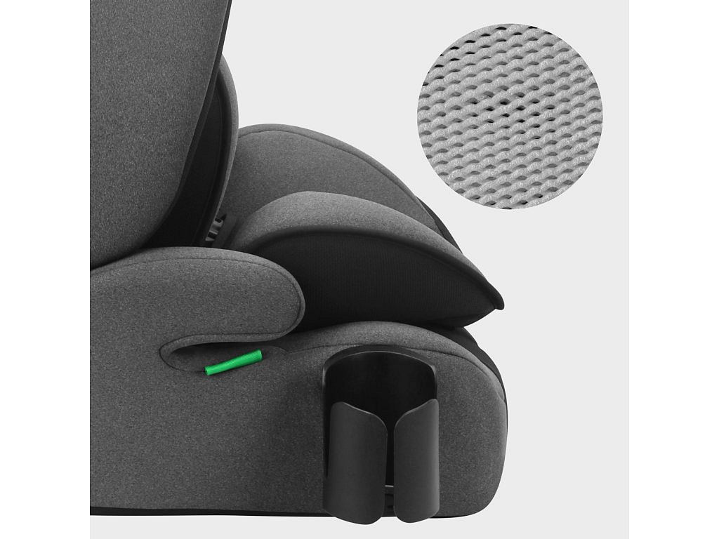 Autosedačka Tulano Zooma 25 Grey - Black 76 -150cm I-Size