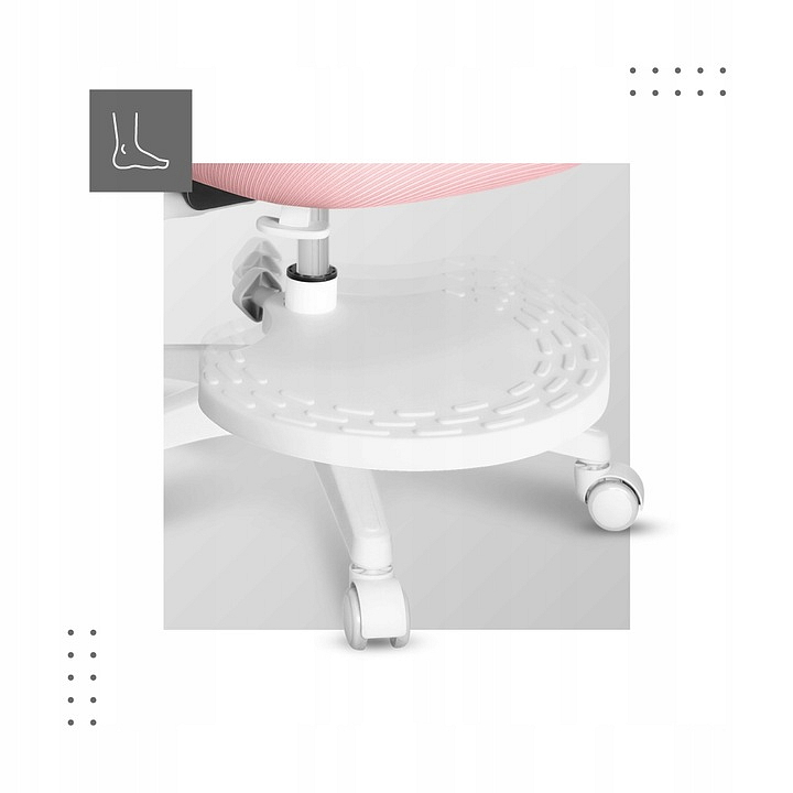 Detská stolička Mark Adler JUNIOR 5.0 Ružová