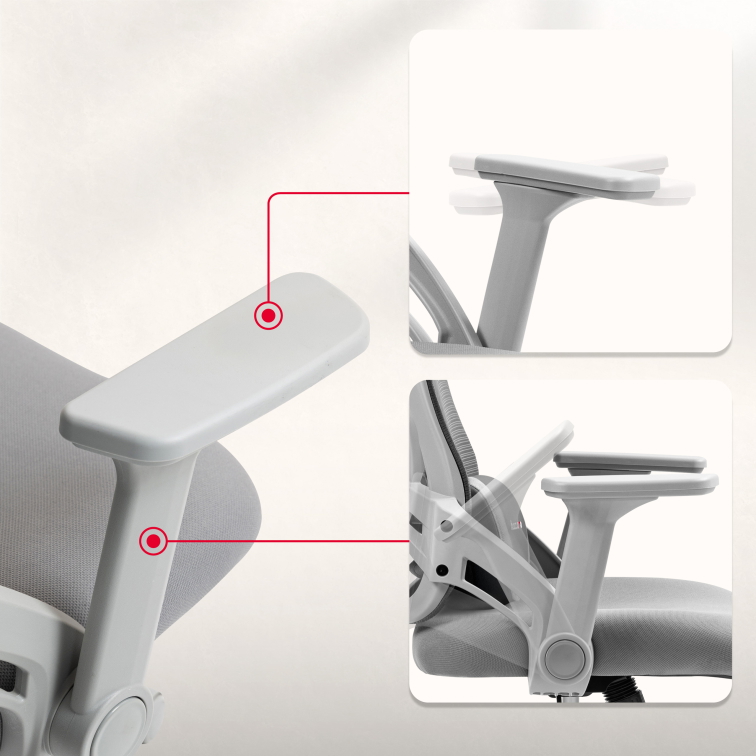 Herná stolička Huzaro Combat 2.7 Grey/Sivá